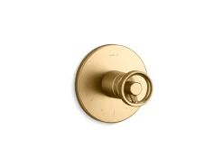 MasterShower® temperature control valve trim with Industrial handle