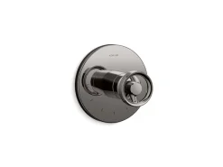 MasterShower® temperature control valve trim with Industrial handle