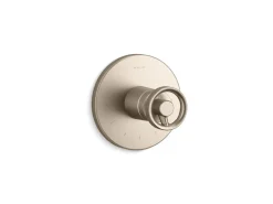 MasterShower® temperature control valve trim with Industrial handle