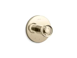 MasterShower® temperature control valve trim with Industrial handle