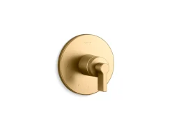 MasterShower® temperature control valve trim with Lever handle