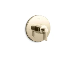 MasterShower® temperature control valve trim with Lever handle