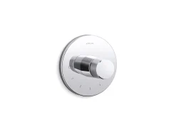 MasterShower® temperature control valve trim with Oyl handle
