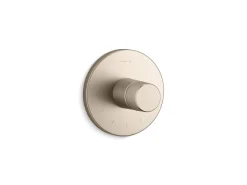 MasterShower® temperature control valve trim with Oyl handle