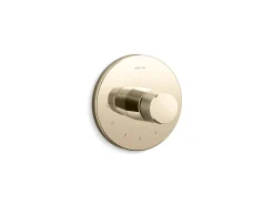 MasterShower® temperature control valve trim with Oyl handle
