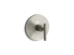 MasterShower® temperature control valve trim with lever handle