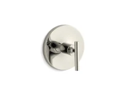 MasterShower® temperature control valve trim with lever handle