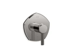 MasterShower® temperature control valve trim with lever handle