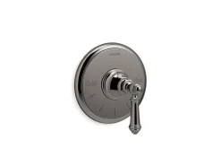 MasterShower® temperature control valve trim with lever handle