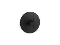 MasterShower® temperature control valve trim with cross handle