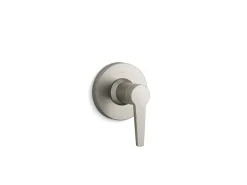 MasterShower® transfer valve trim with lever handle