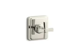 MasterShower® transfer valve trim cross handle