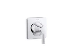 MasterShower® transfer valve trim with lever handle