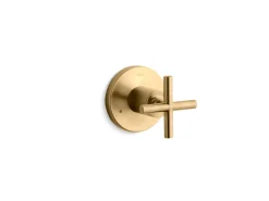 MasterShower® transfer valve trim with cross handle