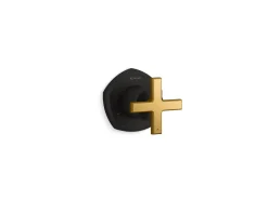 MasterShower® transfer valve trim with cross handle