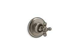 MasterShower® transfer valve trim with cross handle