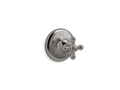 MasterShower® transfer valve trim with cross handle