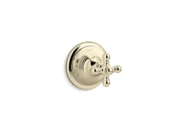 MasterShower® transfer valve trim with cross handle