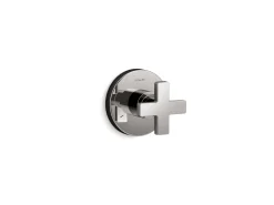 MasterShower® transfer valve trim with cross handle