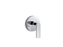 MasterShower® transfer valve trim with lever handle