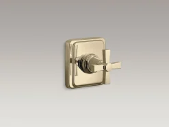 MasterShower® volume control valve trim with cross handle