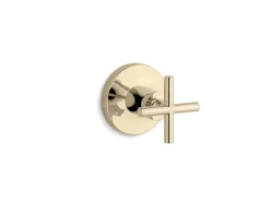 MasterShower® volume control valve trim with cross handle