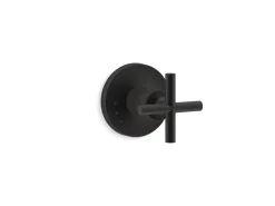 MasterShower® volume control valve trim with cross handle