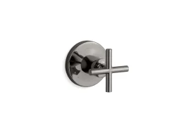 MasterShower® volume control valve trim with cross handle
