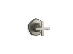 MasterShower® volume control valve trim with cross handle