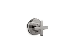MasterShower® volume control valve trim with cross handle