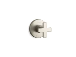 MasterShower® volume control valve trim with cross handle
