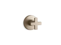 MasterShower® volume control valve trim with cross handle