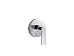 MasterShower® volume control valve trim with lever handle