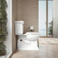 Nightlight ReadyLatch® Quiet-Close™ round-front toilet seat