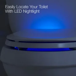 Nightlight ReadyLatch® Quiet-Close™ elongated toilet seat