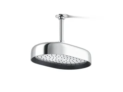 Oblong 12" single-function rainhead, 2.5 gpm