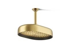 Oblong 12" single-function rainhead, 2.5 gpm