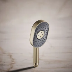 Oblong three-function handshower, 1.75 gpm