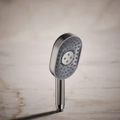 Oblong three-function handshower, 1.75 gpm