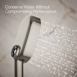 Oblong three-function handshower, 1.75 gpm