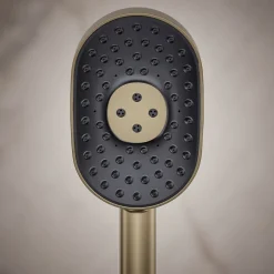 Oblong three-function handshower, 1.75 gpm