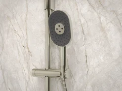 Oblong three-function handshower, 1.75 gpm