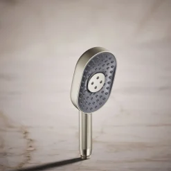 Oblong three-function handshower, 2.5 gpm
