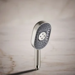 Oblong three-function handshower, 2.5 gpm