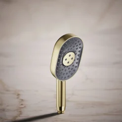 Oblong three-function handshower, 2.5 gpm
