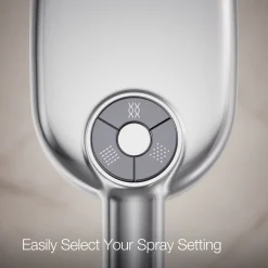 Oblong three-function handshower, 2.5 gpm