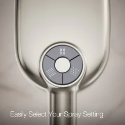 Oblong three-function handshower, 2.5 gpm