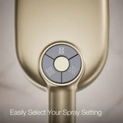 Oblong three-function handshower, 2.5 gpm