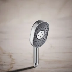 Oblong three-function handshower, 2.5 gpm
