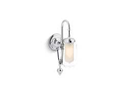 One-light adjustable sconce